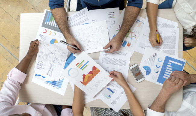 Business meeting at the office