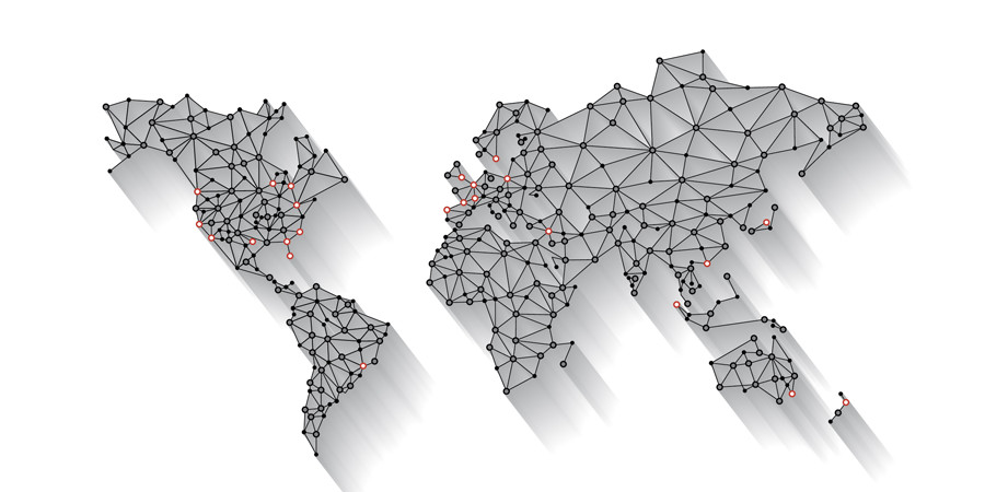 Red CDN Sitelock Representación de la red CDN de SiteLock