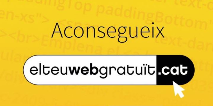 Página web .cat gratis para empresas y autónomos de la demarcación de Barcelona