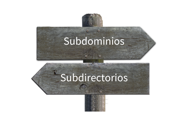 ¿Subdominios o subdirectorios para SEO? Qué son los subdominios y qué son los subdirectorios