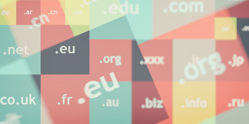 extensiones de dominio (864 × 405 px) Extensión de dominio .eu .fr .org