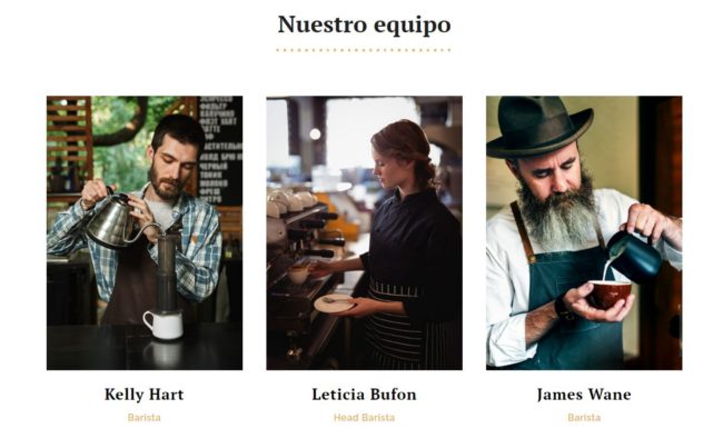 Tendencias en diseño web 2023 Sitio web de una cafetería