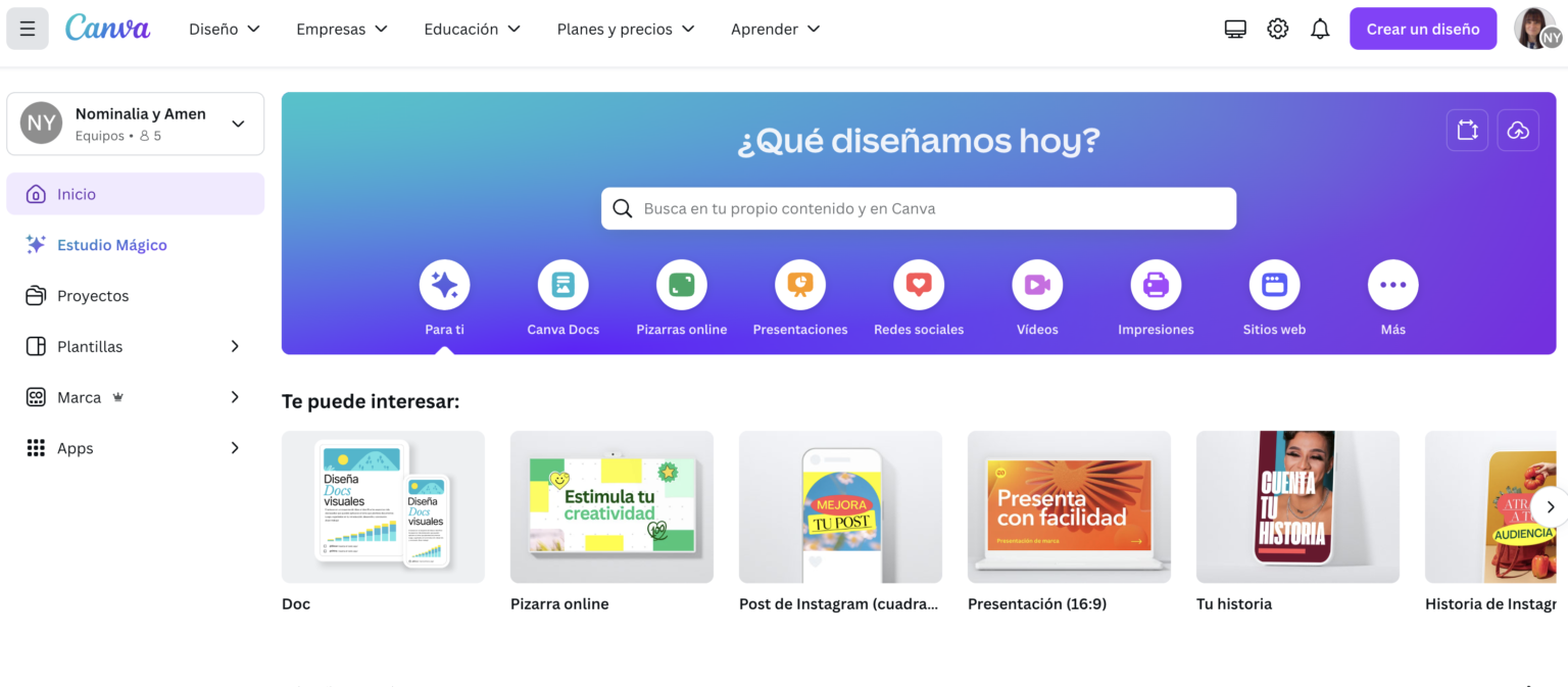 Tutorial de canva para principiantes