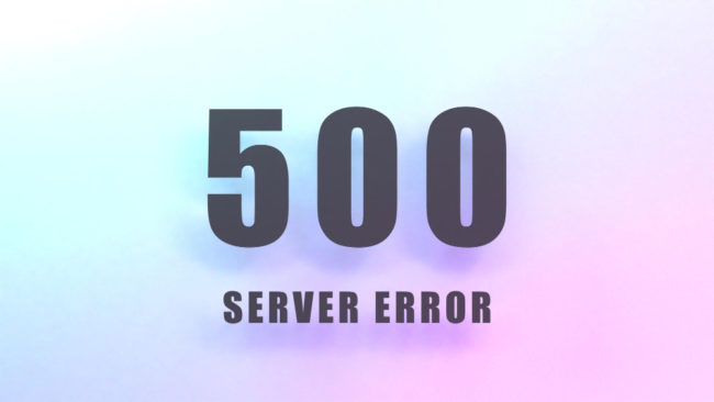 error 500