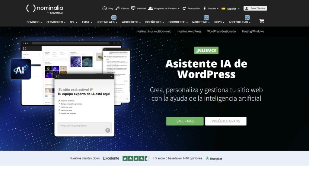 Cómo crear una página web con WordPress